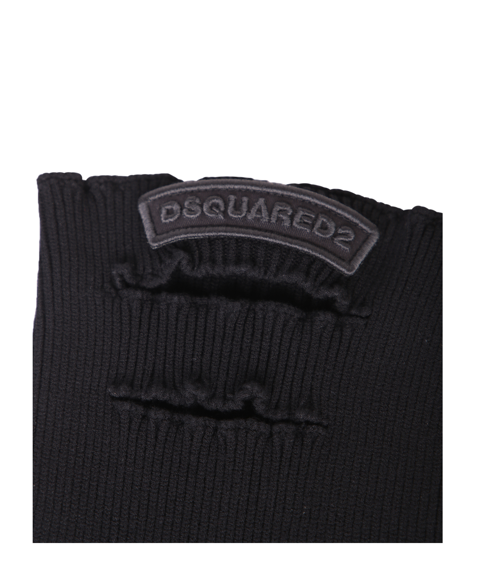 Dsquared2 Balaclava D2 Logo Black In Black