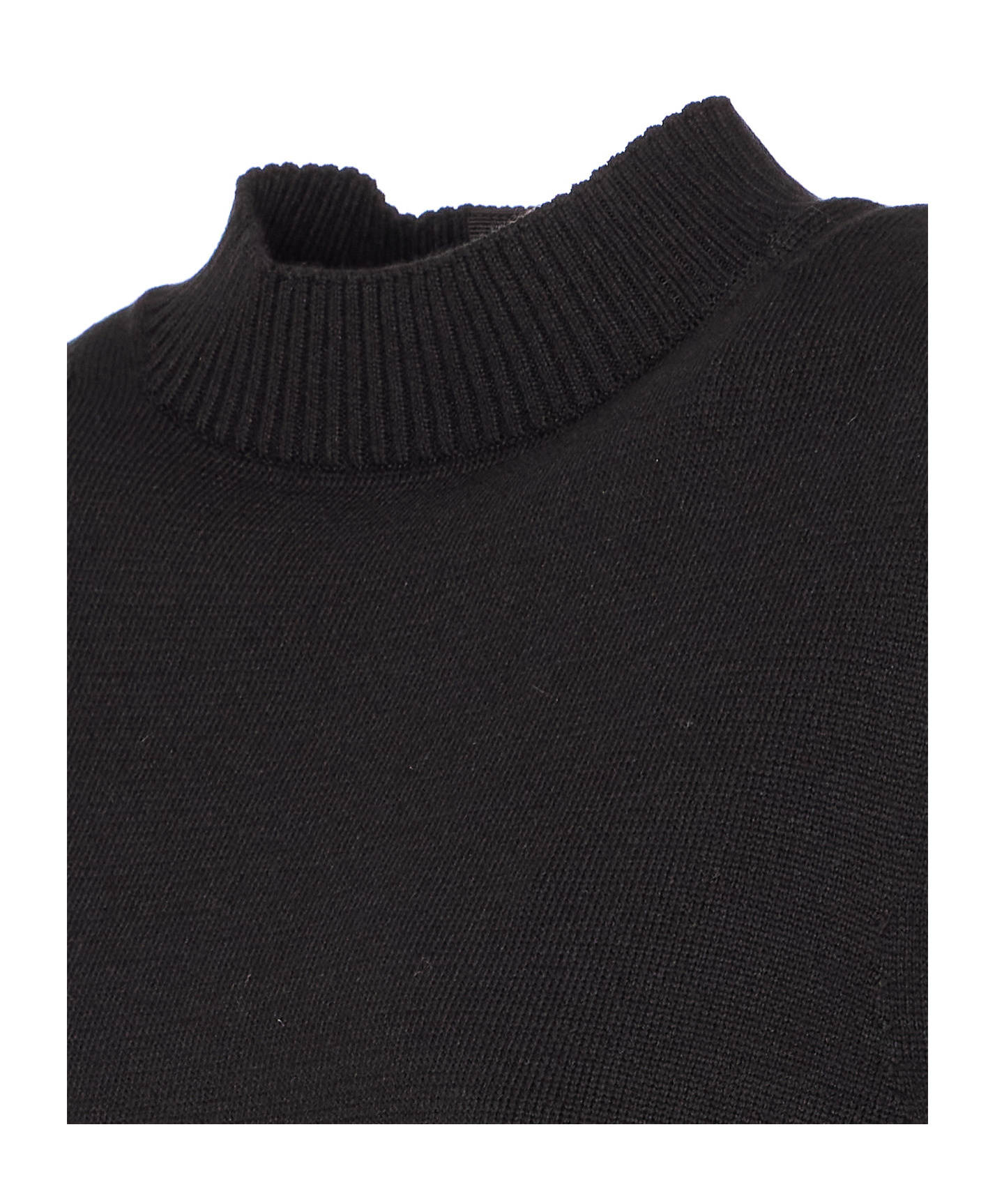 SACAI SACAI SHORT SLEEVED CREWNECK PANELLED TOP