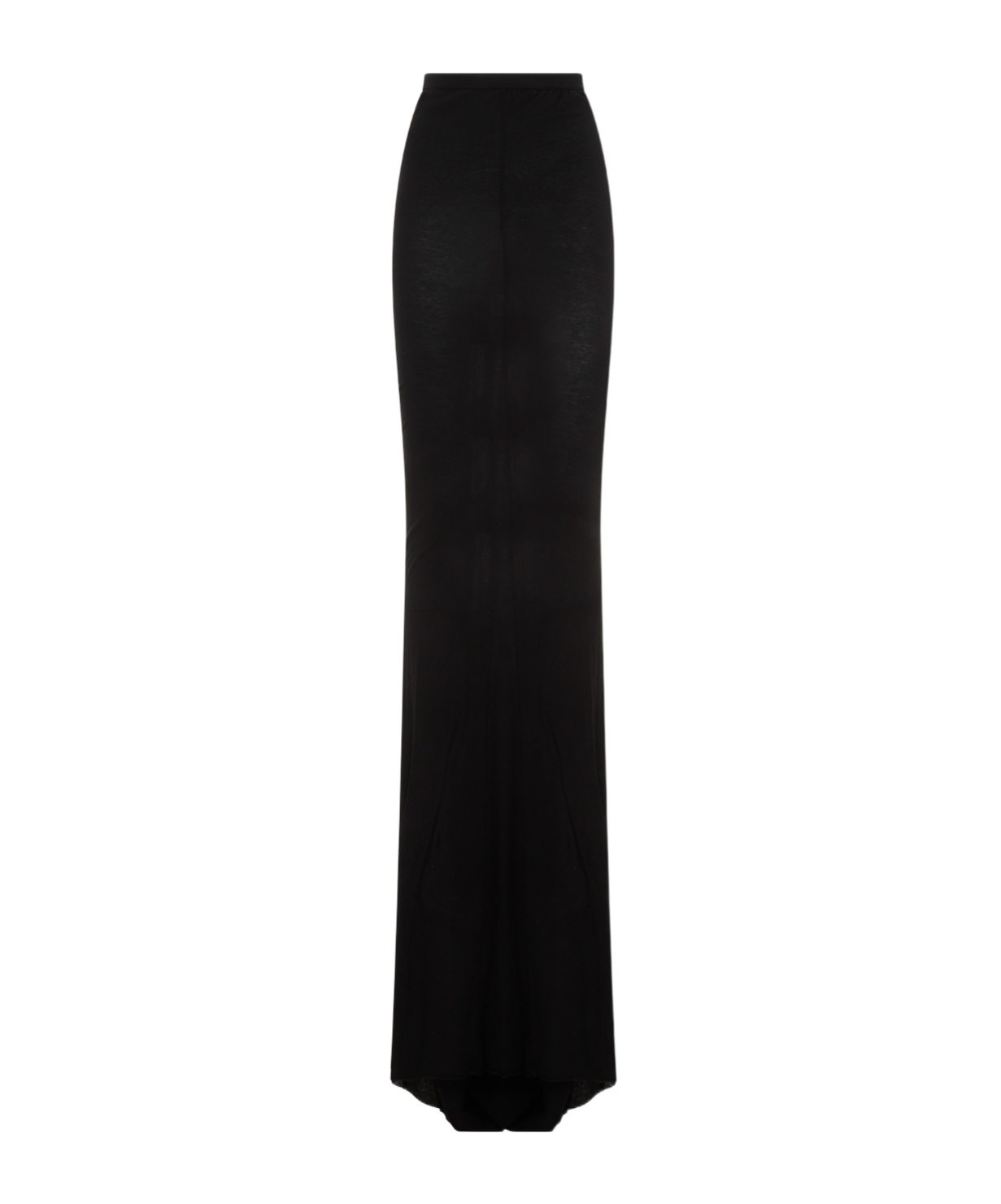 Shop Rick Owens Pillar Maxi Skirt In Black