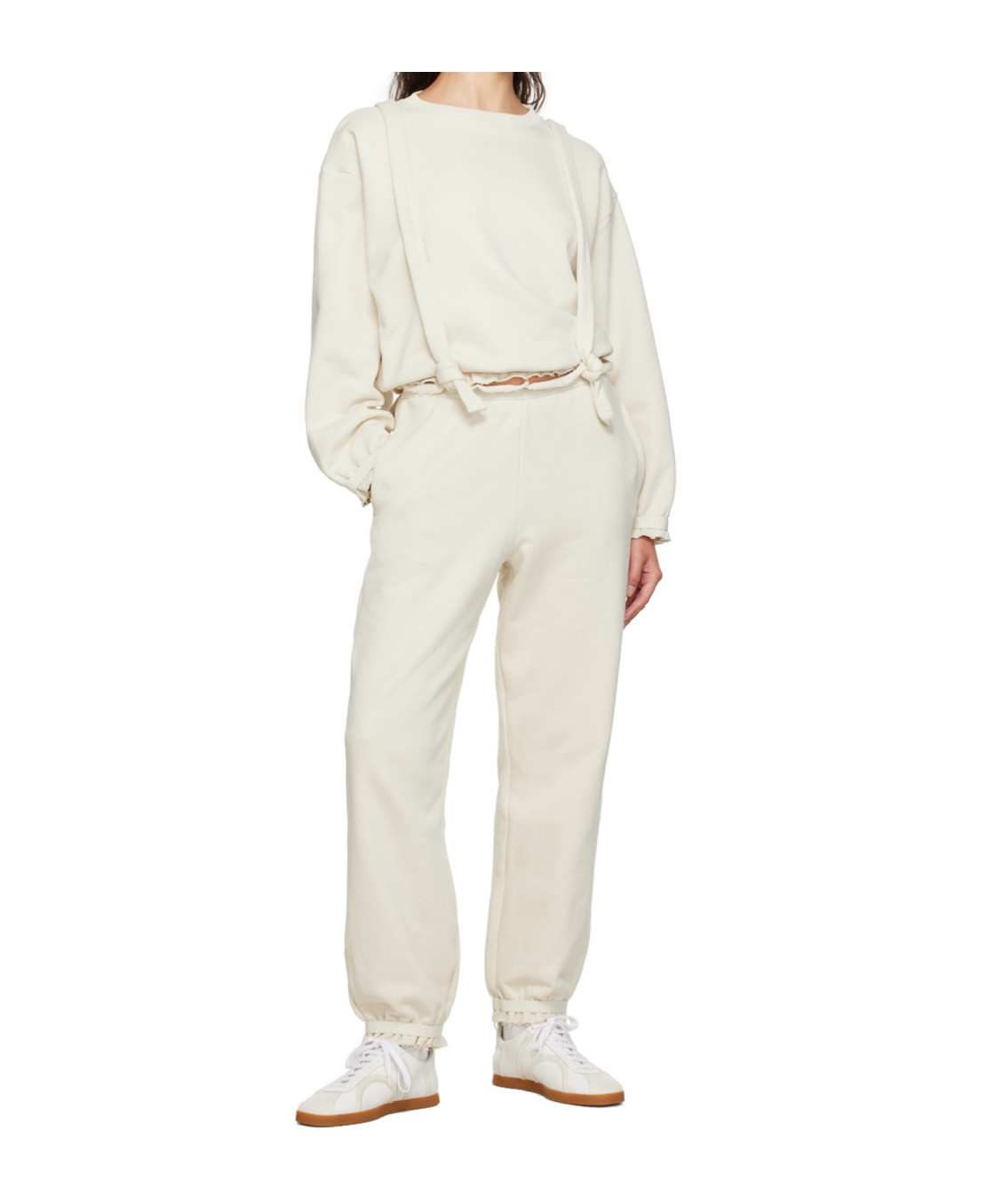 Baserange Off-white Route Lounge Pants In White