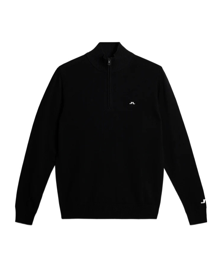 J. Lindeberg Long Sleeve Logo Knit Sweater