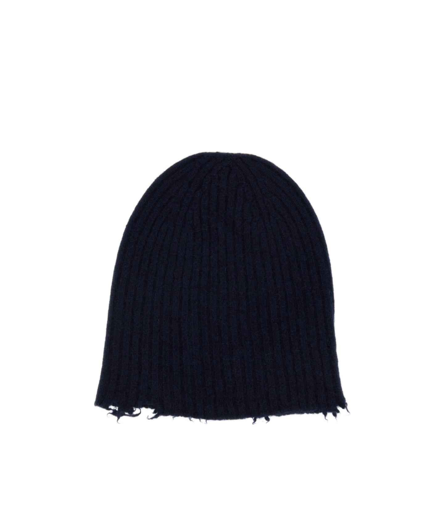 Uma Wang Ribbed Knit Hat In Black