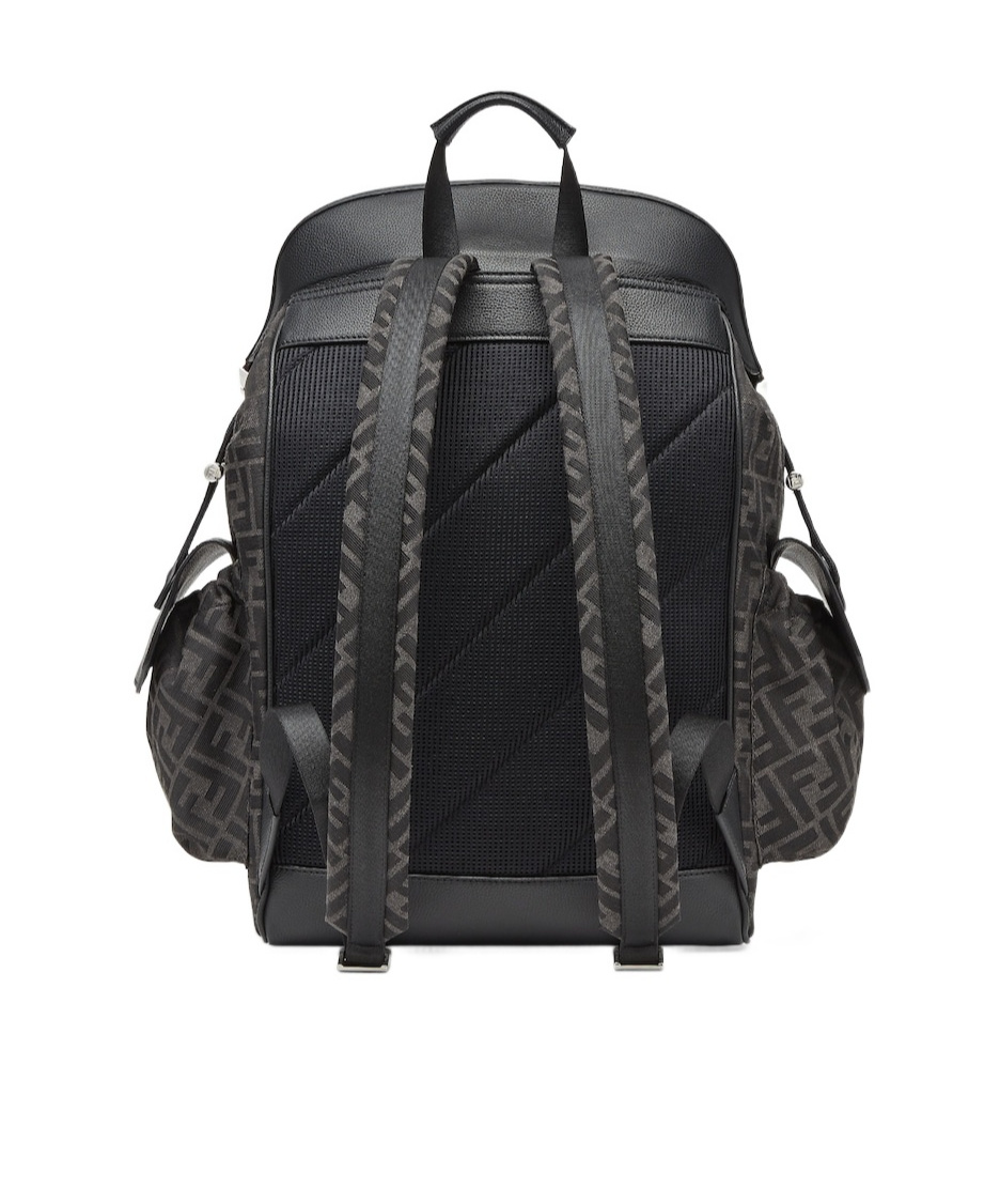 Fendi Drive Backpack In Black