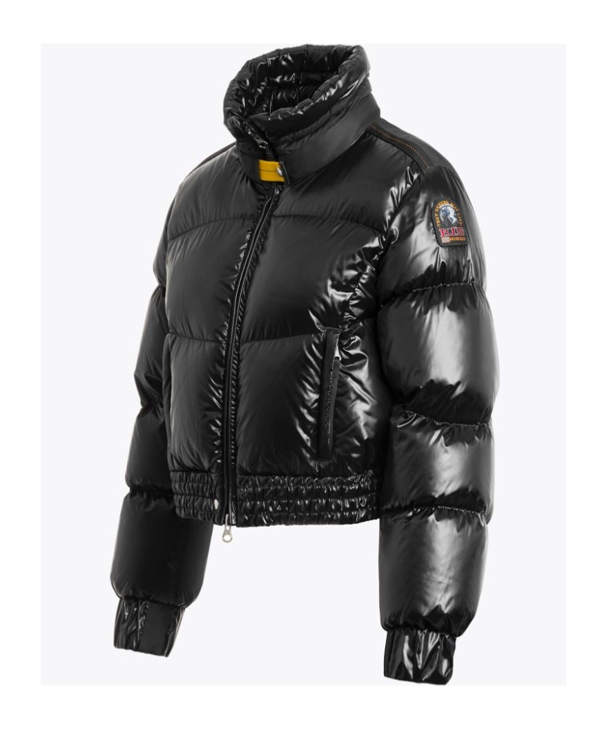 Parajumpers Logo-patch Puffer Jacket In Black