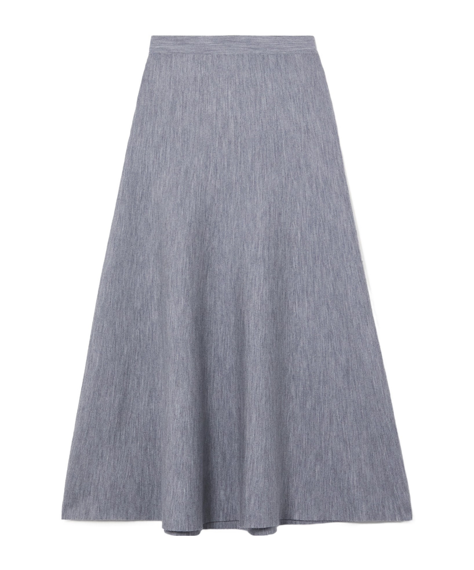 Gabriela Hearst Freddie Knitted Midi Skirt In Gray