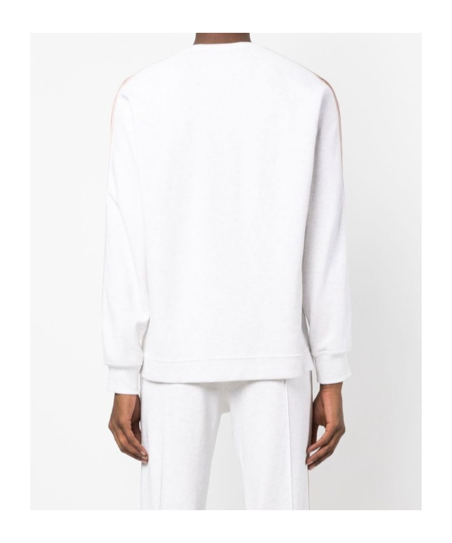 Brunello Cucinelli Logo-embroidered Sweatshirt In White
