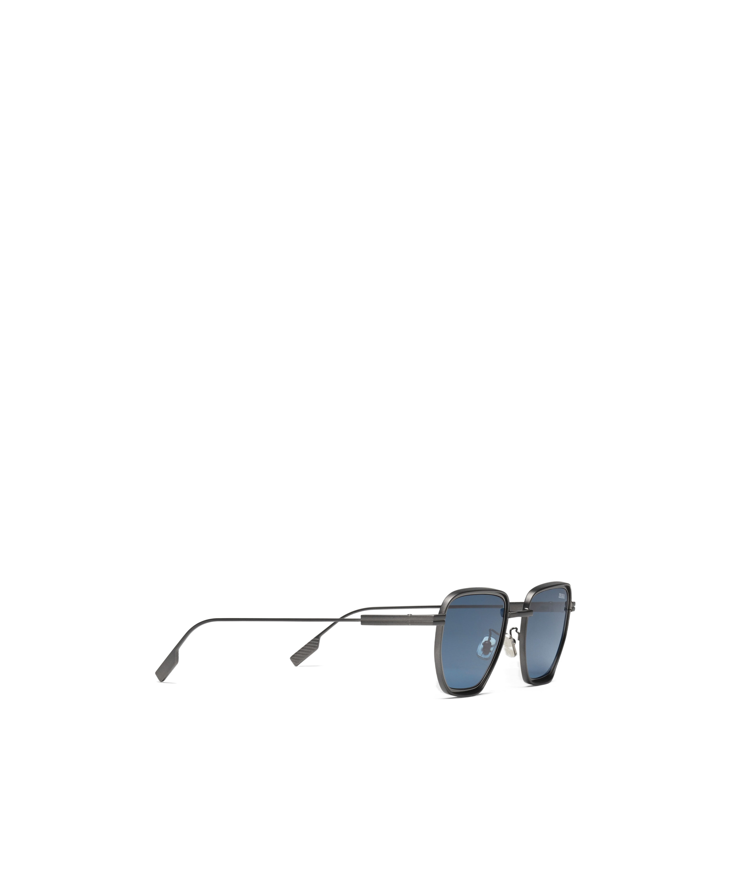 Zegna Square-frame Sunglasses In Blue