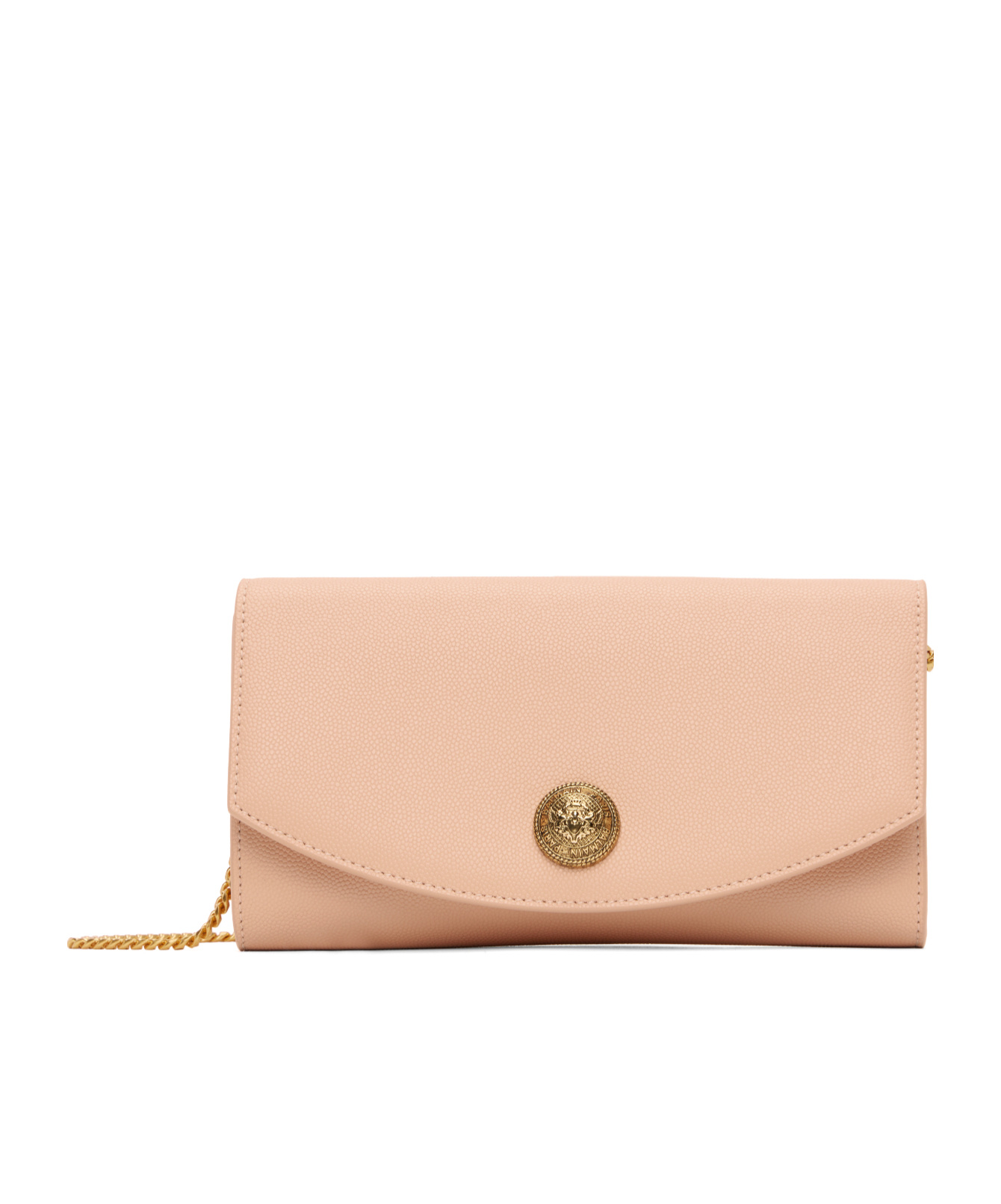 BALMAIN EMBLÈME FLIP SHOULDER BAG