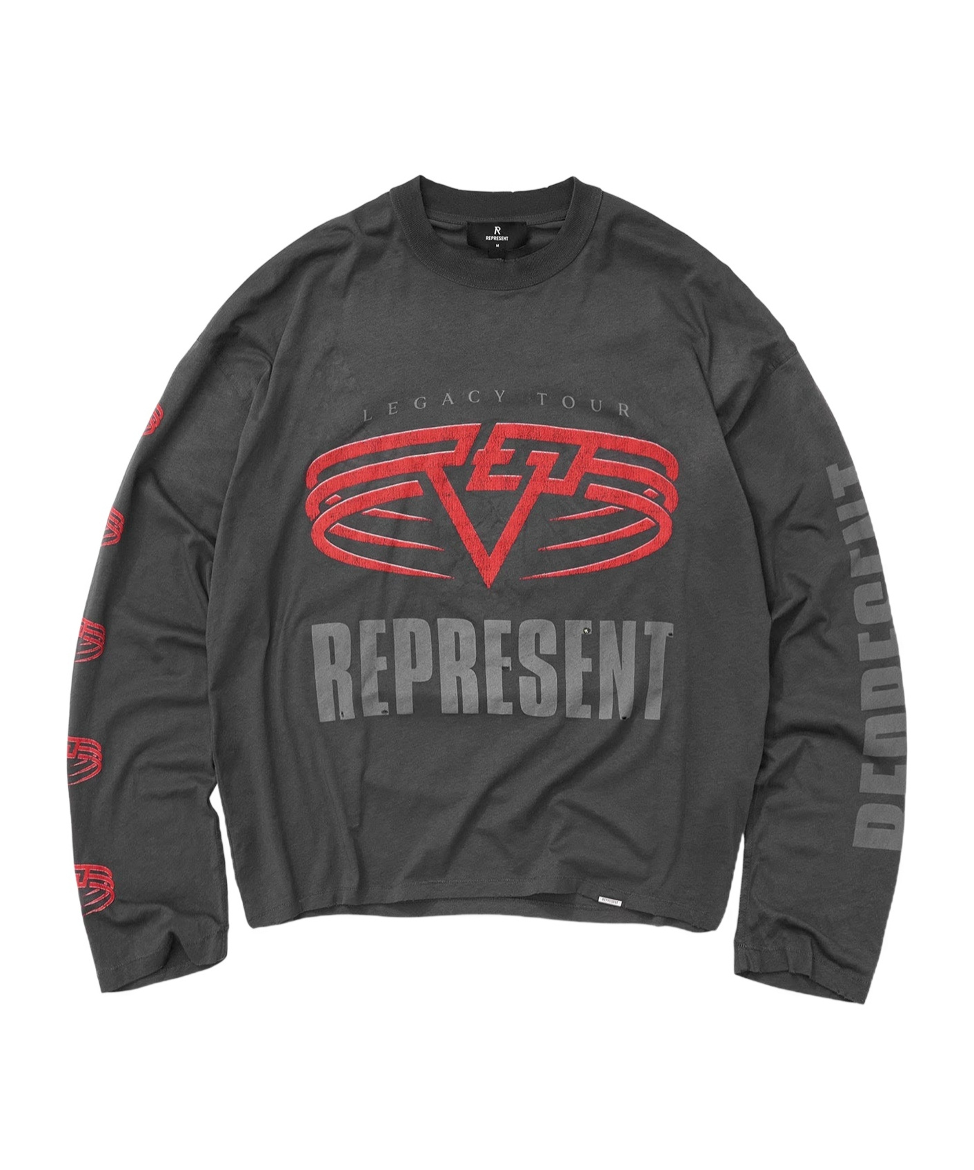 Represent Reversible Living Legacy Tour Long Sleeve T-shirt In Black