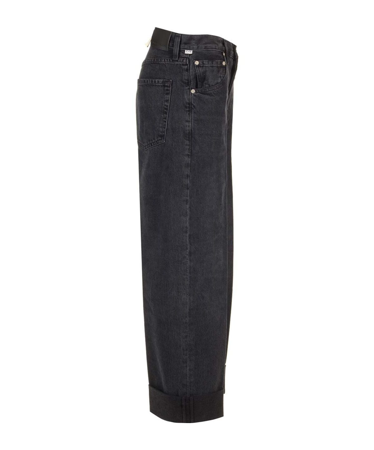 Citizen Of Humanity Citizens Of Humanity Ayla High Rise Baggy Cuffed Jeans In Black