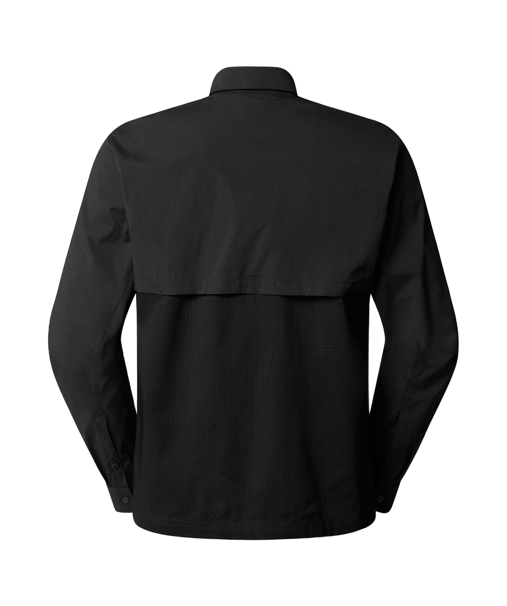 The North Face Mens Lightrange Long-sleeve Shirt In Tnf Black