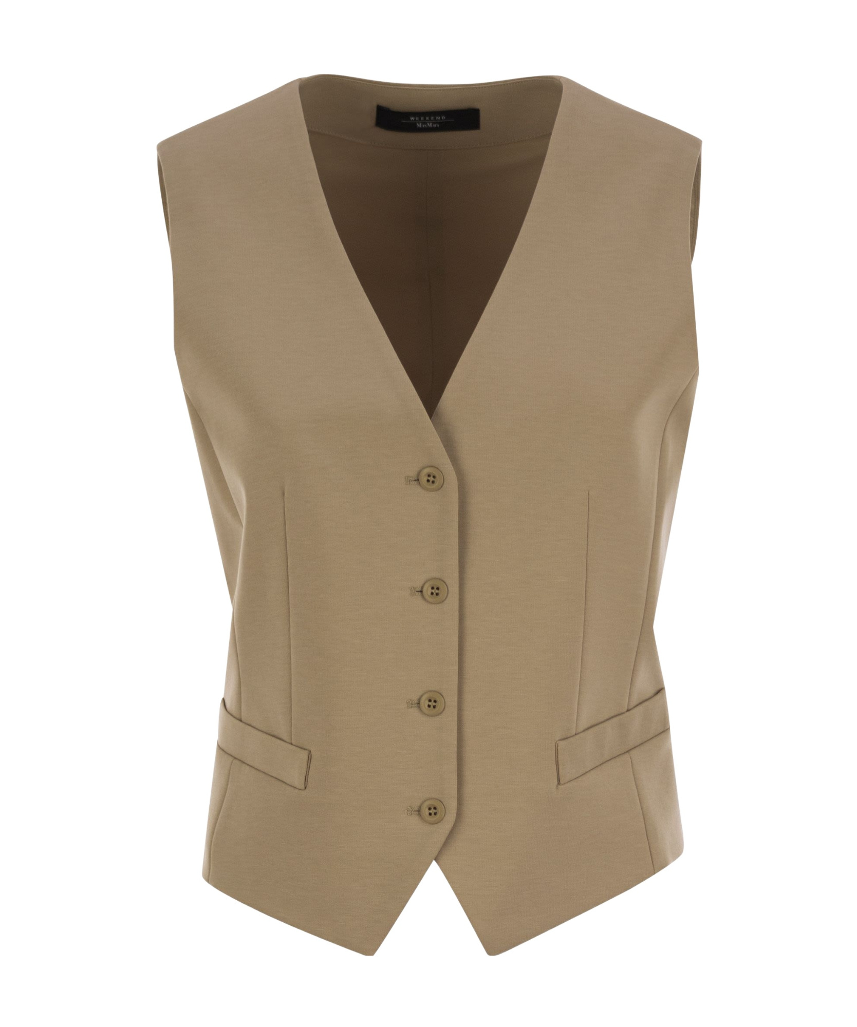 Weekend Max Mara Sleeveless Vest In Gray