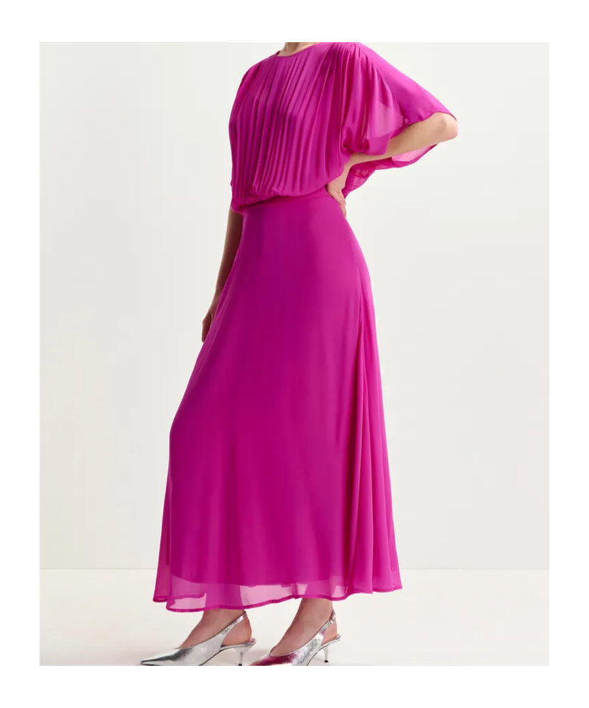 Essentiel Antwerp Hikart Maxi Dress In Pink