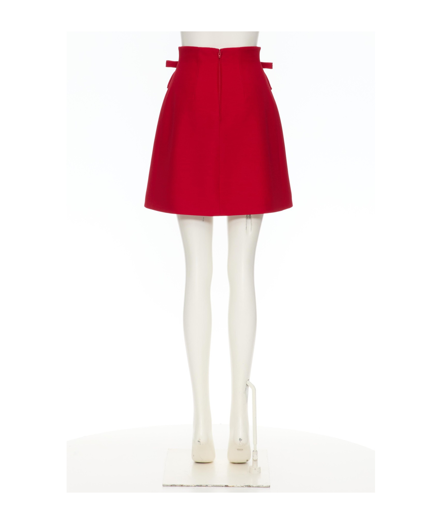 Shop Valentino Bow Skirt In Red