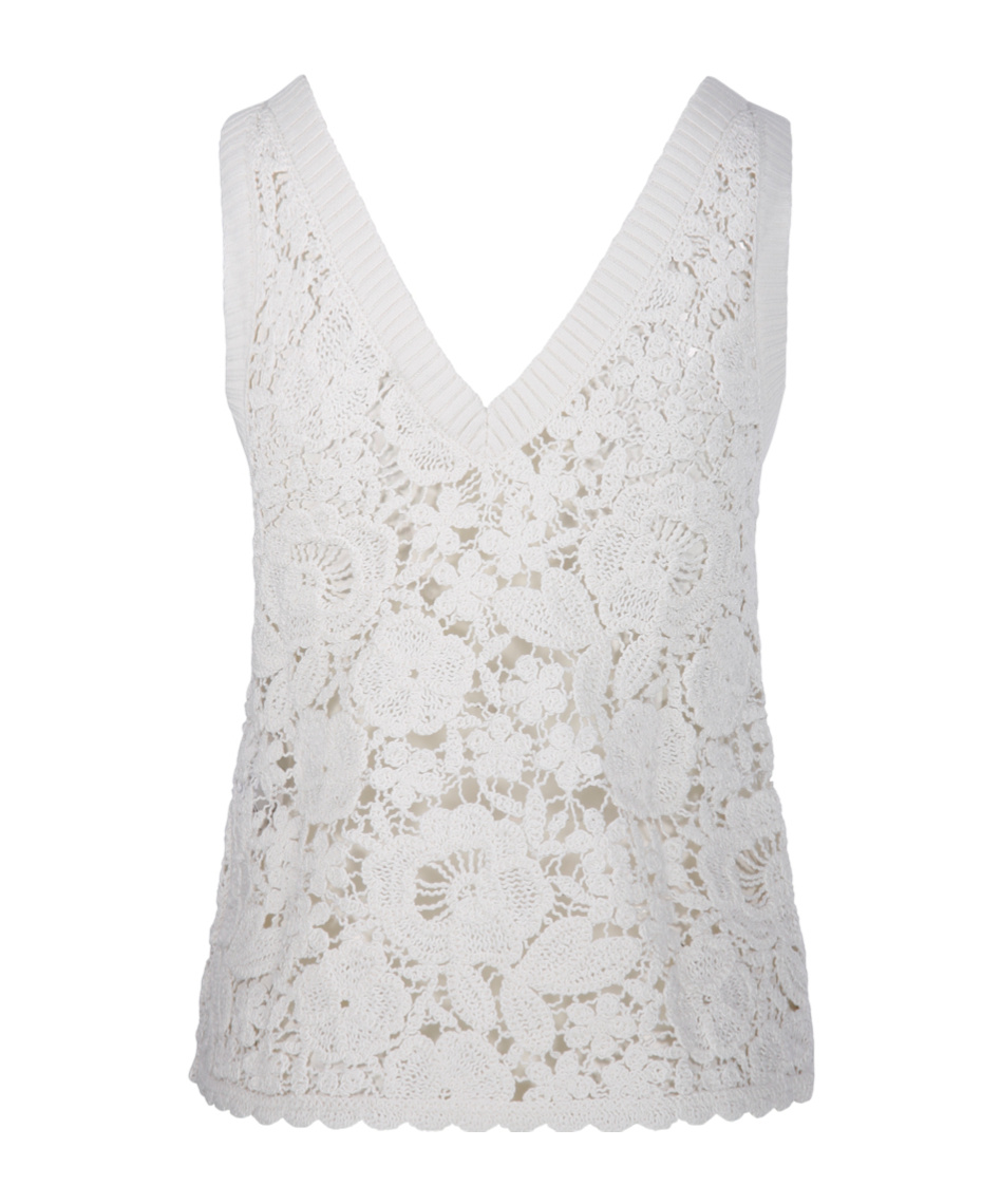 Shop P.a.r.o.s.h Copper Vest In White