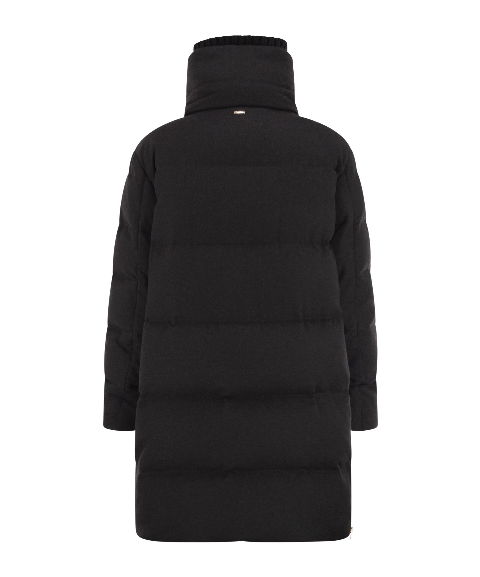 Herno Women Cashmere And Silk Duvet In Black