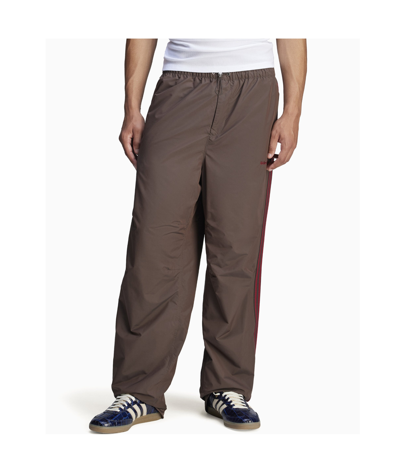 Shop Adidas Originals X Wales Bonner 3-stripes Trousers In Brown