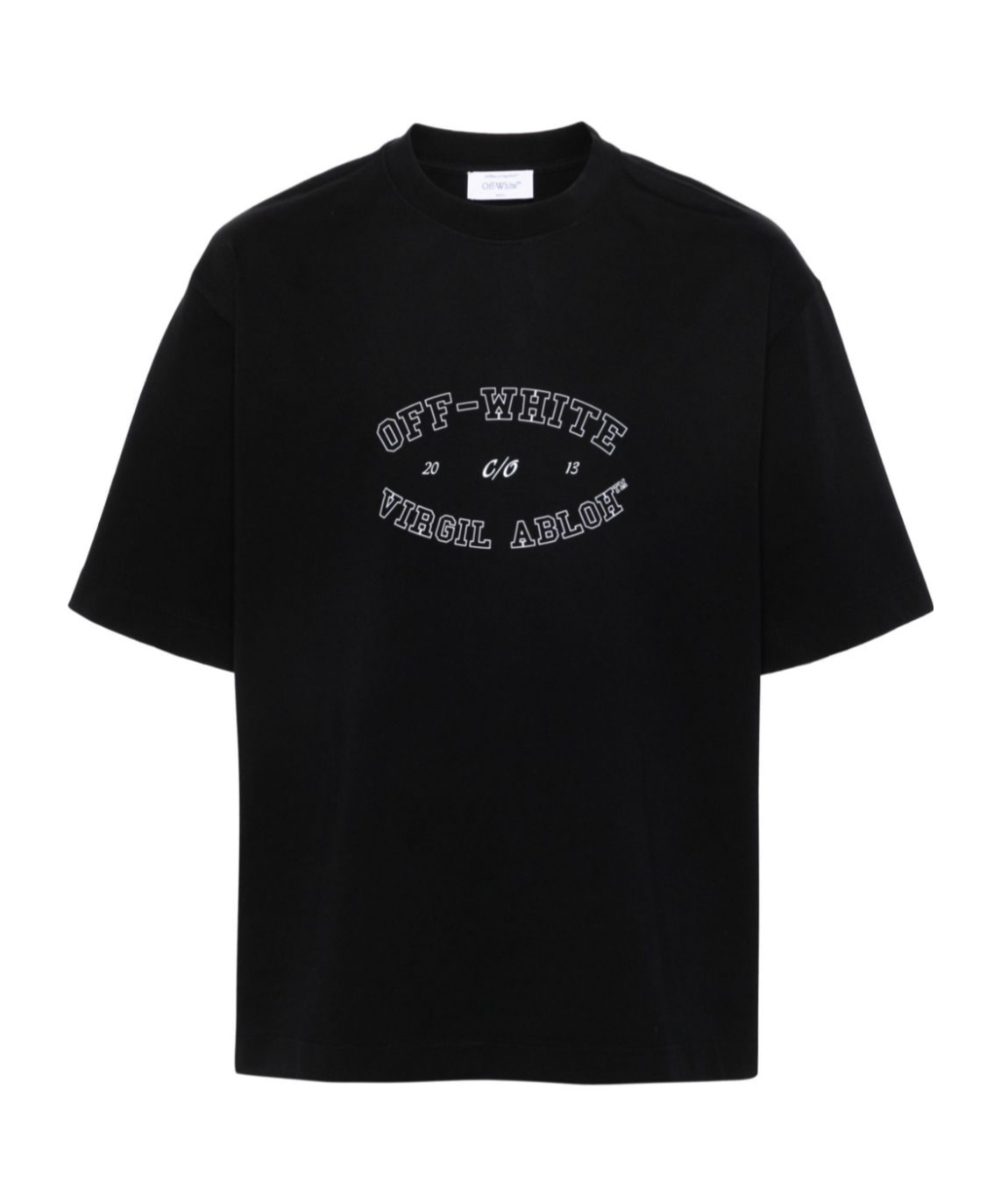 OFF-WHITE LOGO-PRINT COTTON T-SHIRT 