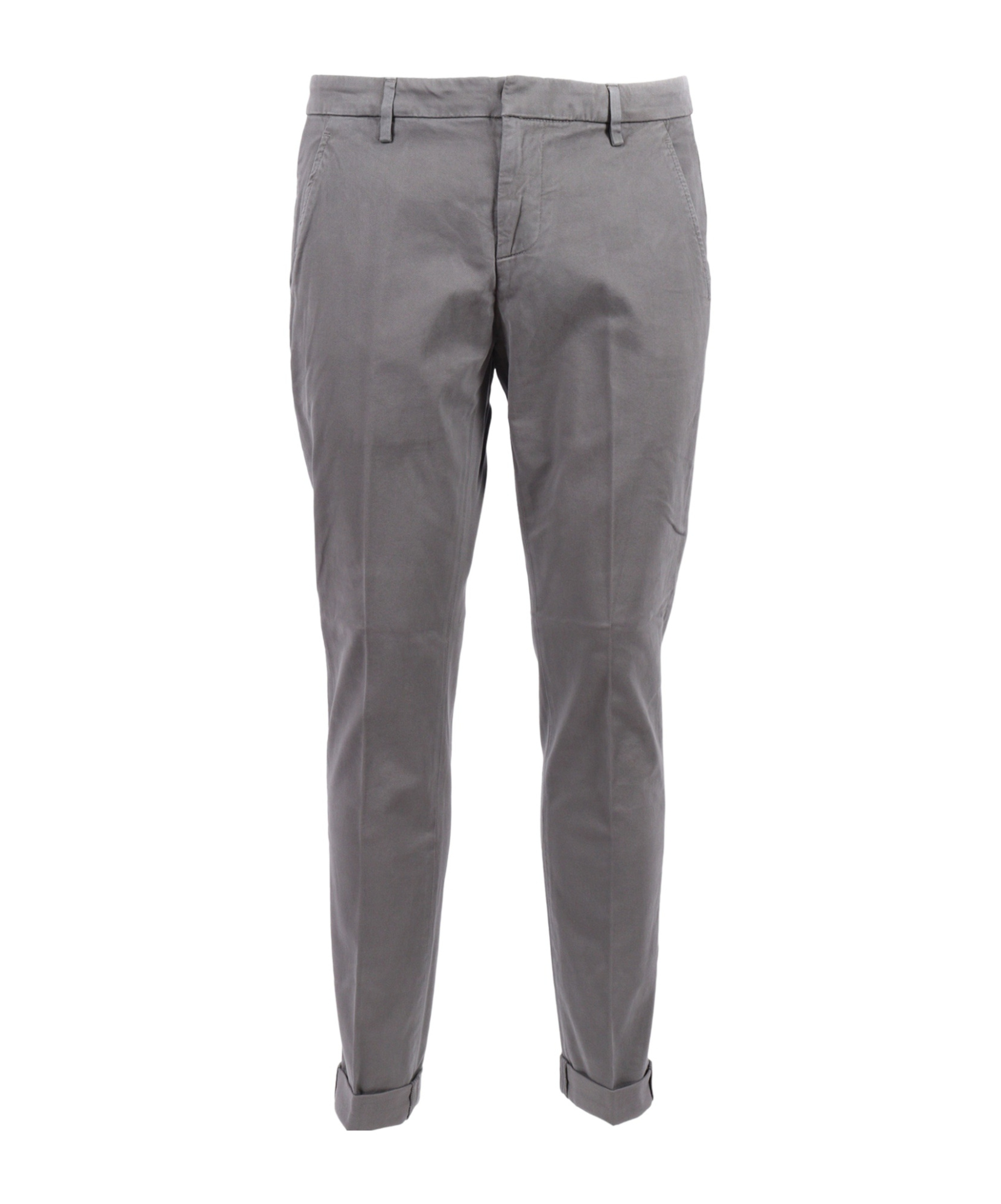 Dondup Cuffed Trousers In Gray