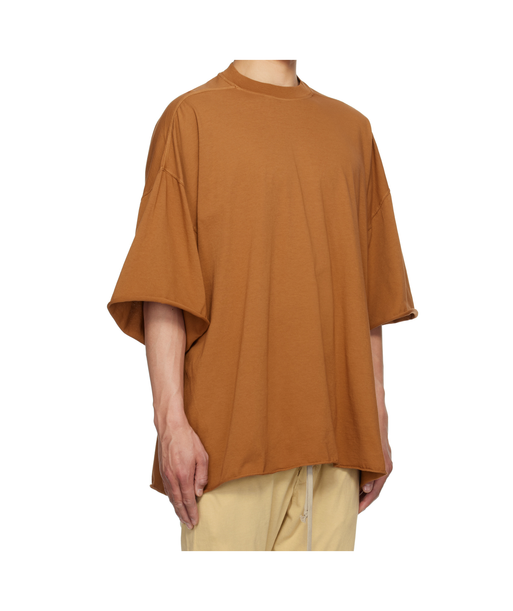Shop Rick Owens Drkshdw Hollywood Tommy T-shirt In Brown