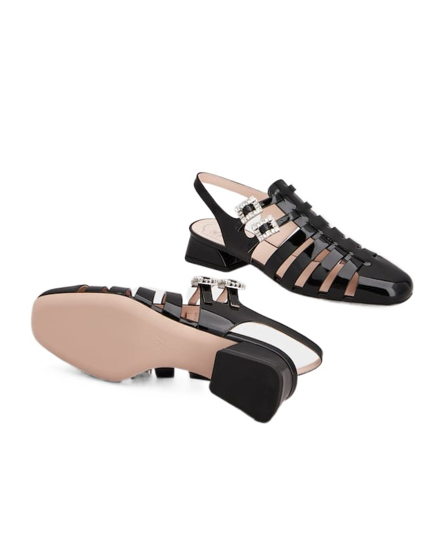 Roger Vivier Très Vivier Sandals In Patent Leather