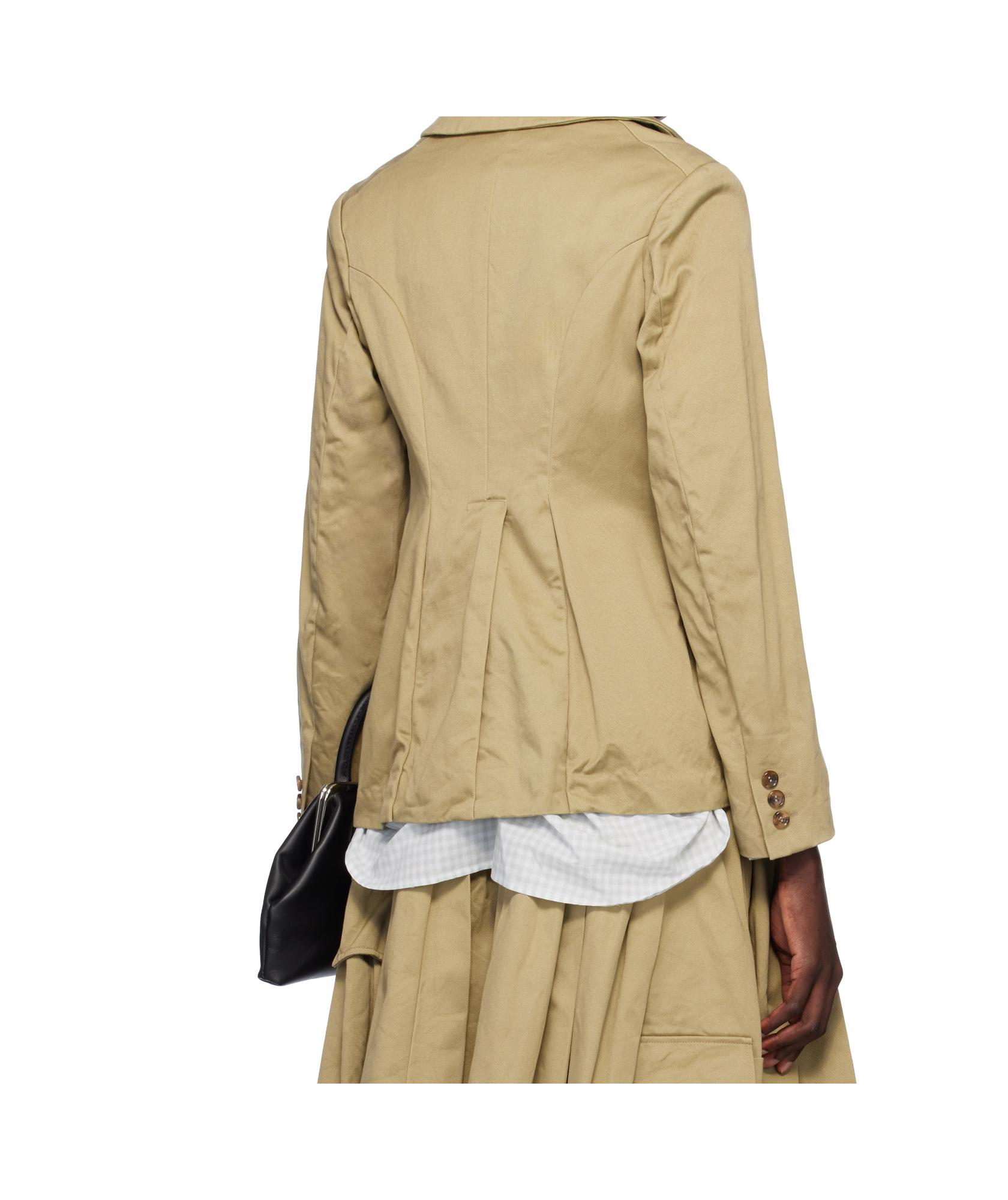 COMME DES GARÇONS TWILL GARMENT WASHED BLAZER GARMENT-WASHED COTTON TWILL BLAZER.