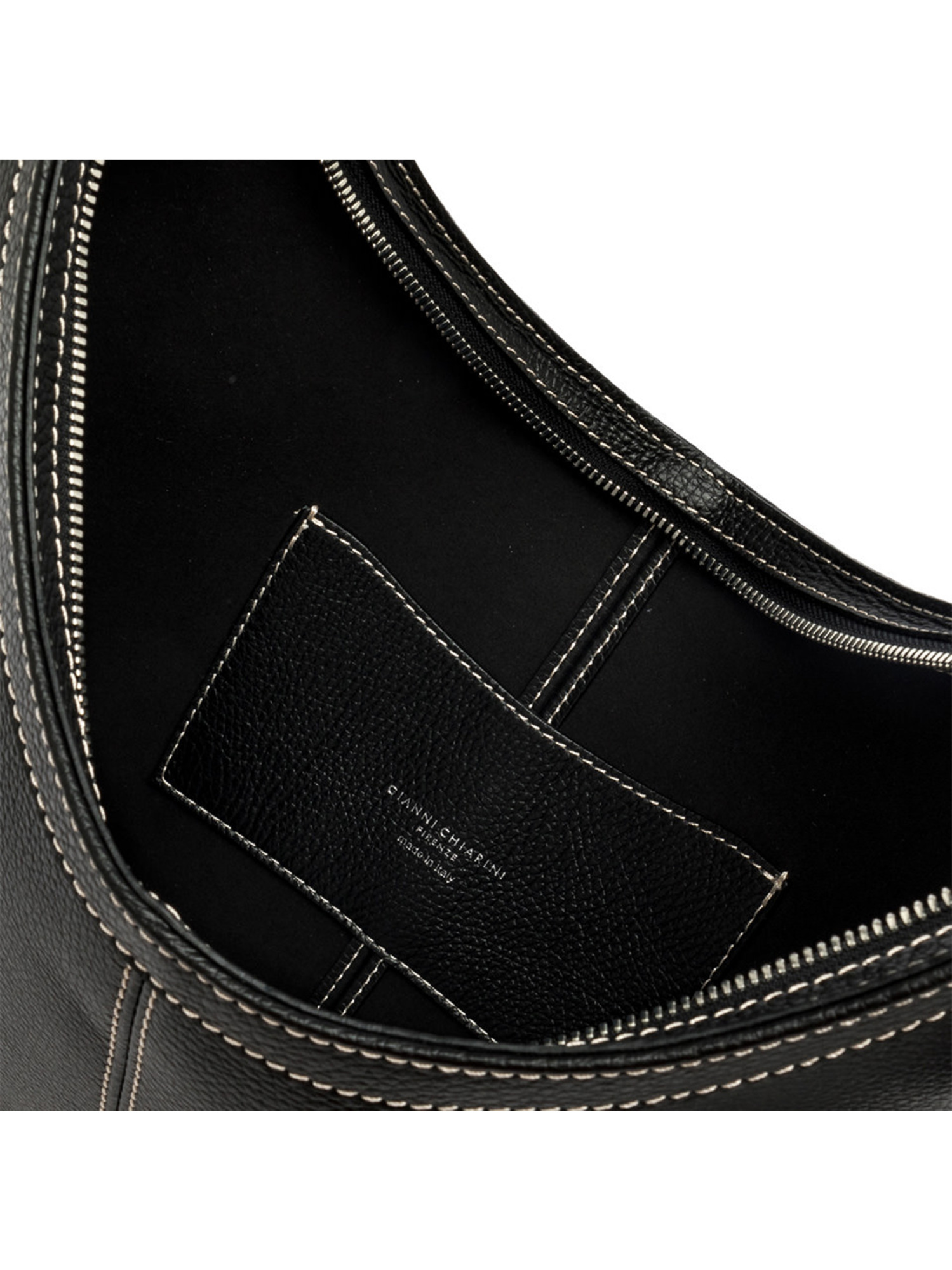 Gianni Chiarini Zippered Handbag In Black