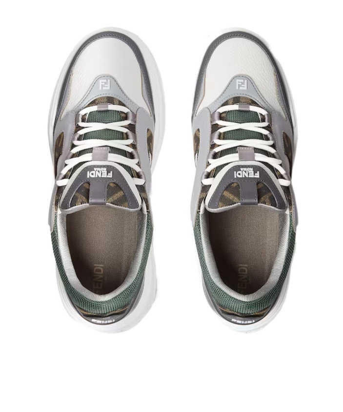 Fendi Force Trainers In Animal Print