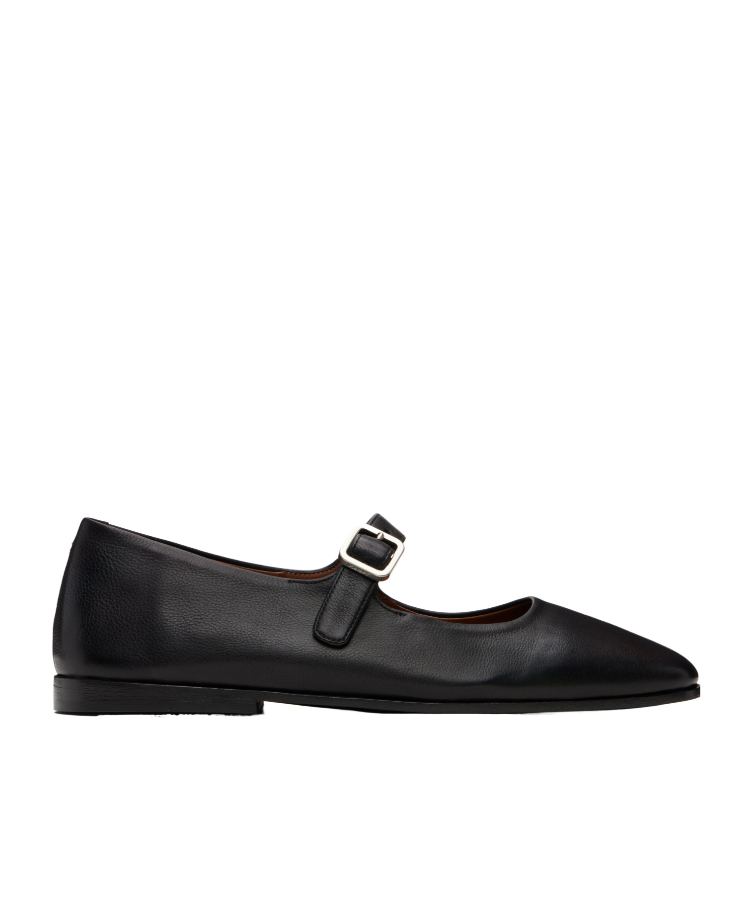 Marsèll Scivolo Leather Ballet Flats In Black