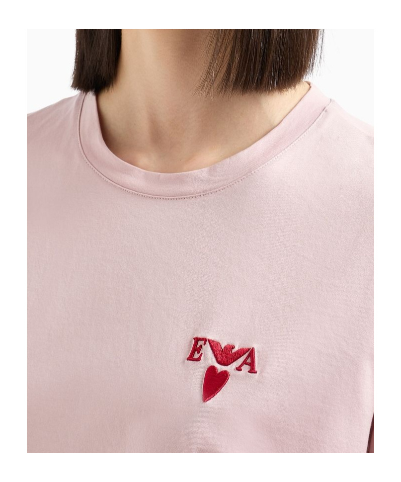 Emporio Armani Valentines Day Capsule Collection Mercerised-jersey T-shirt