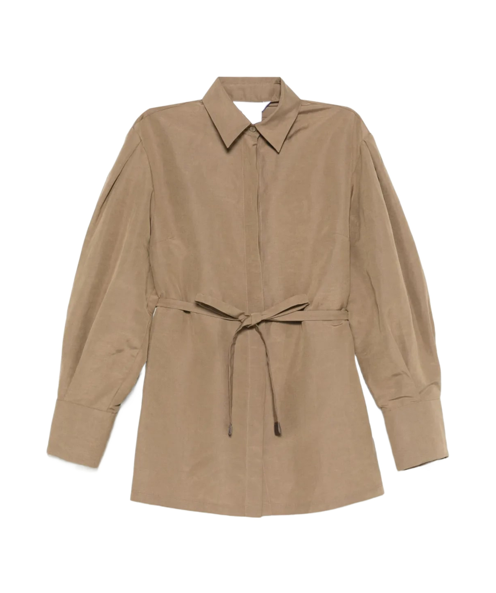 Max Mara Long Sleeve Casual Jacket In Nude