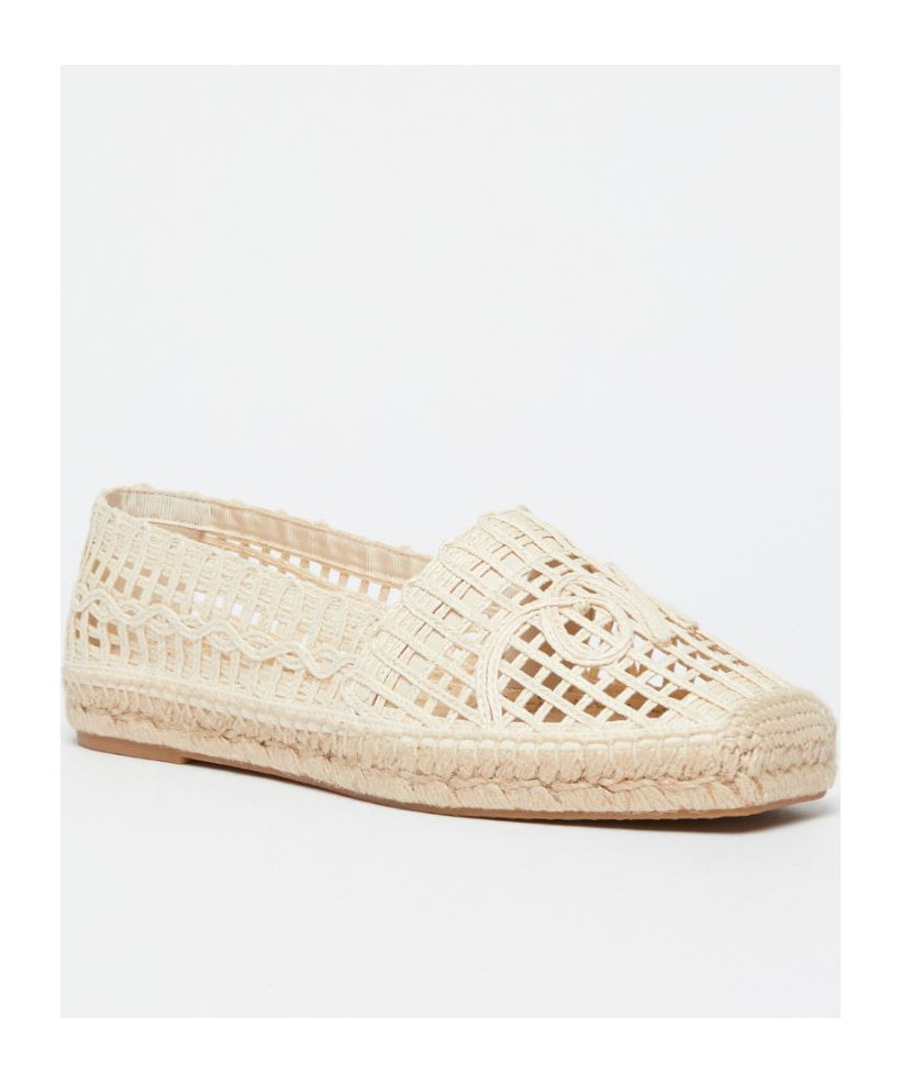 Weekend Max Mara Square Toe Espadrilles In Nude