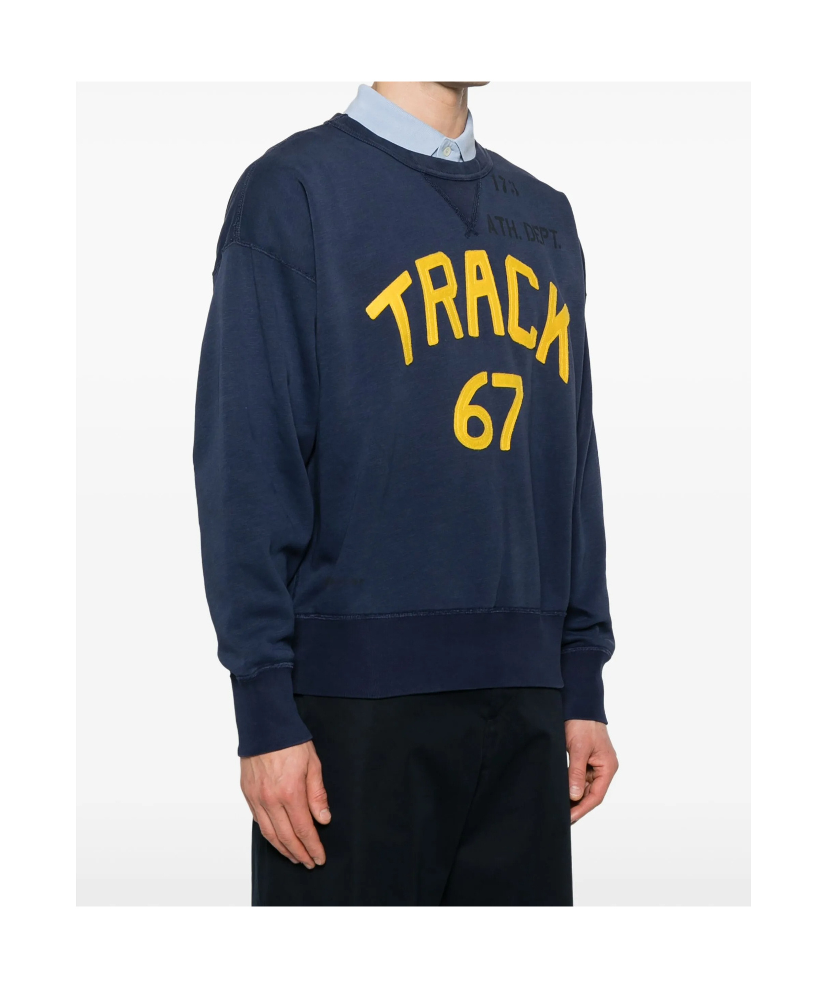Polo Ralph Lauren Long Sleeve-sweatshirt Clothing In Navy Blue