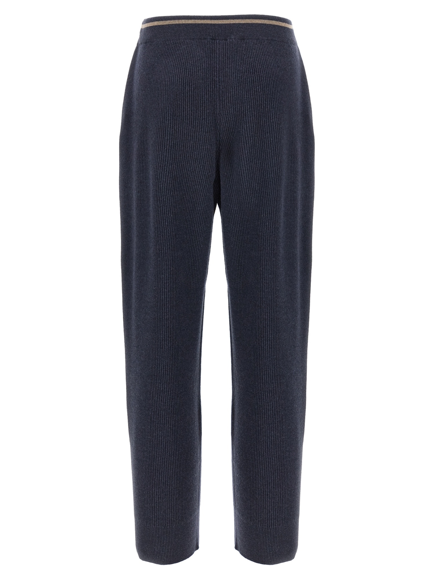 Brunello Cucinelli English Ribbed Trousers Pants Blue