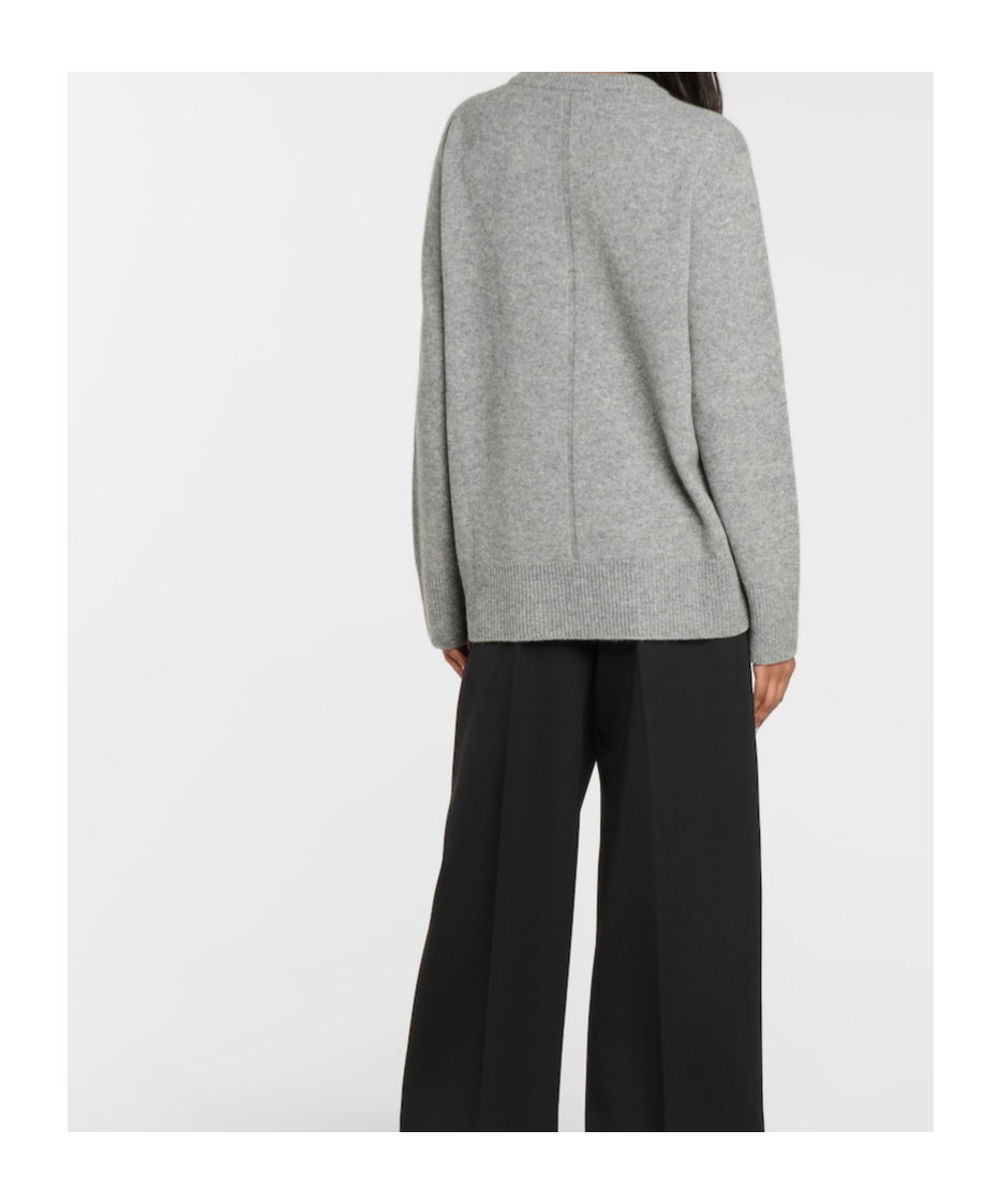 The Row Sibem Wool And Cashmere Top In Gray