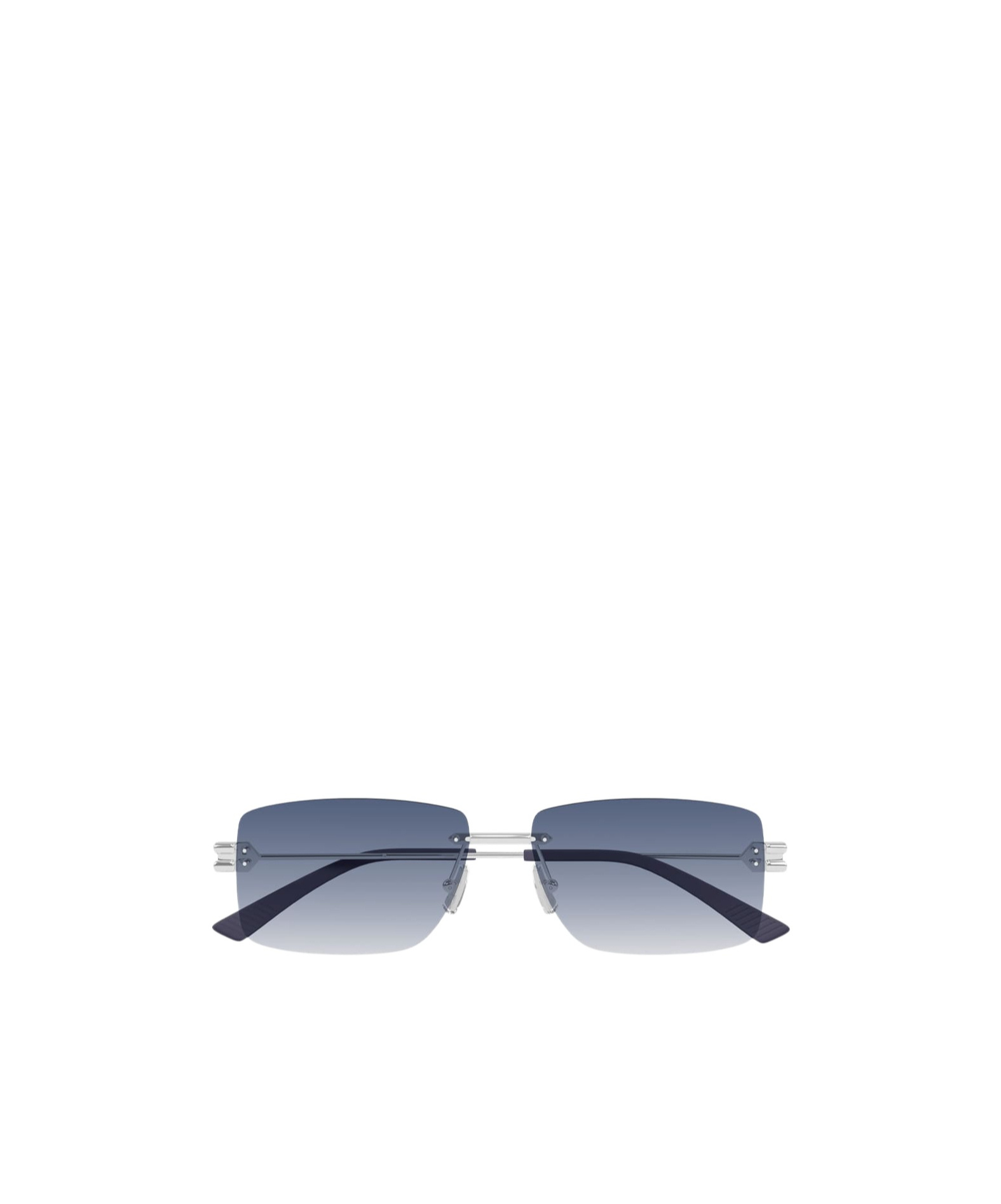 Bottega Veneta Rectangular Sunglasses In Blue