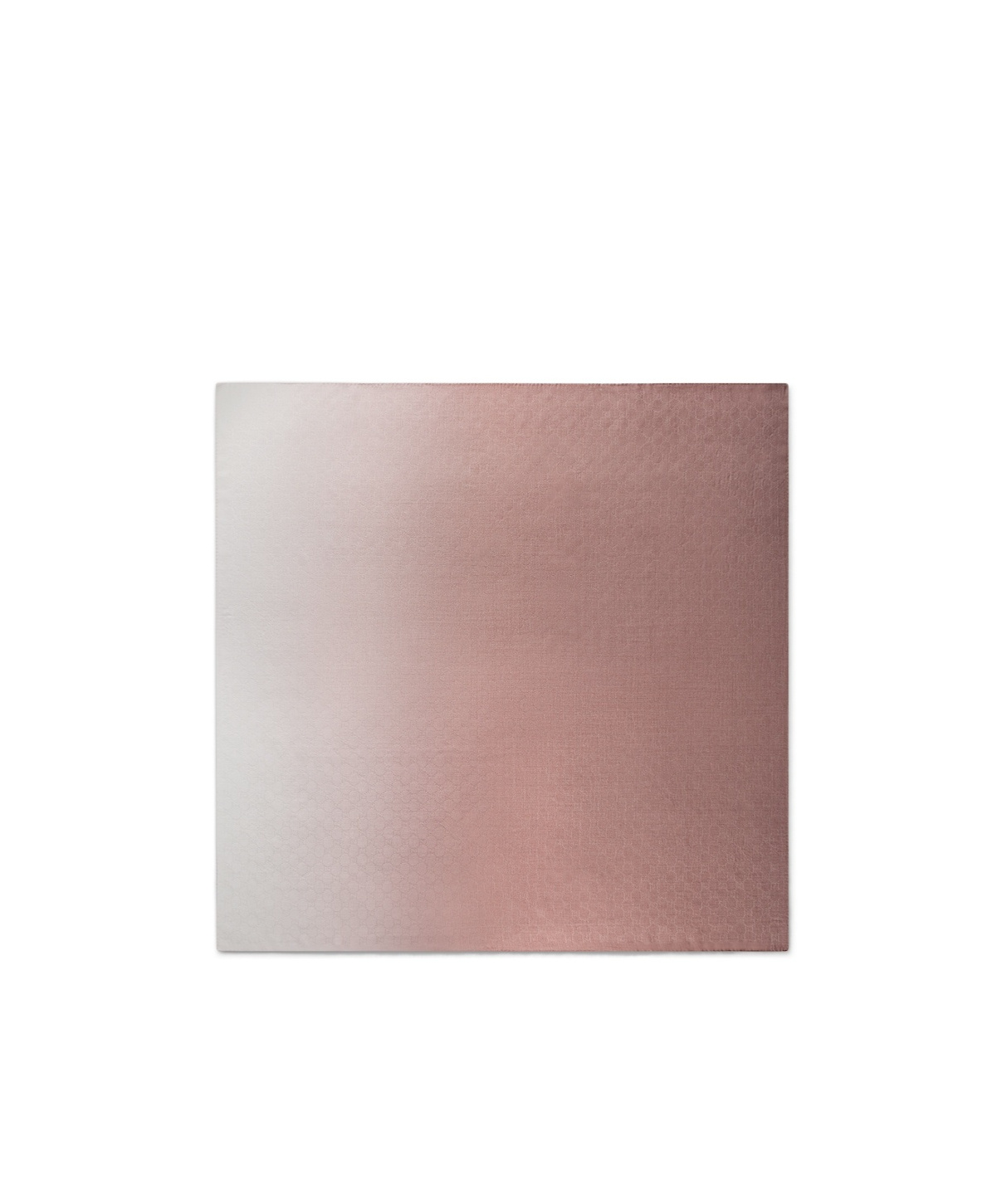 Gucci Gg Wool Silk Jacquard Shawl In Gradient Rose Beige