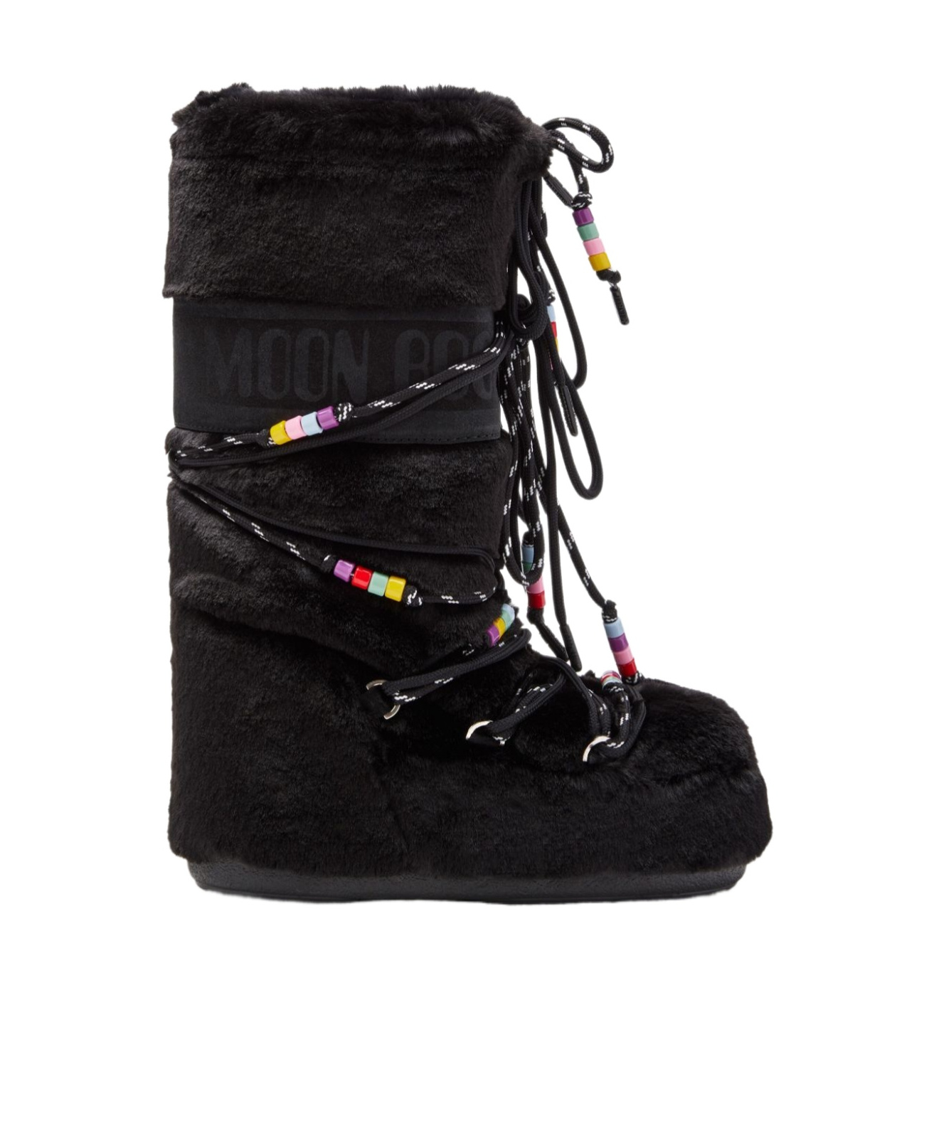 Moon Boot Icon Bead-detailing Boots In Black