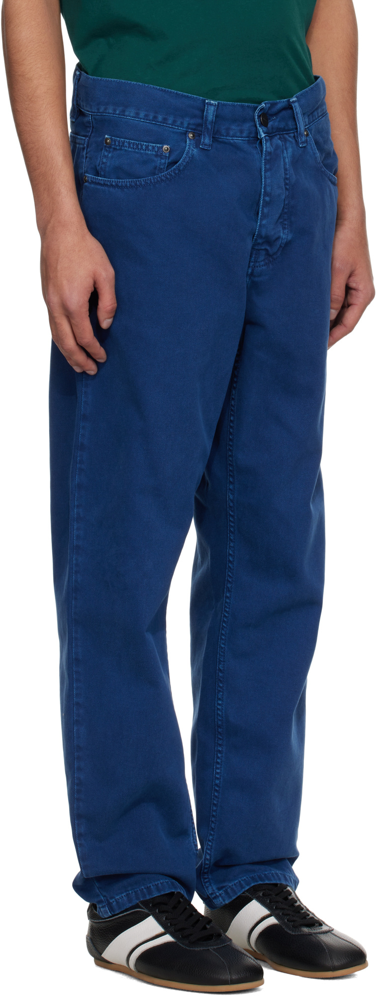 Carhartt Non-conical Elastic Pants In Blue