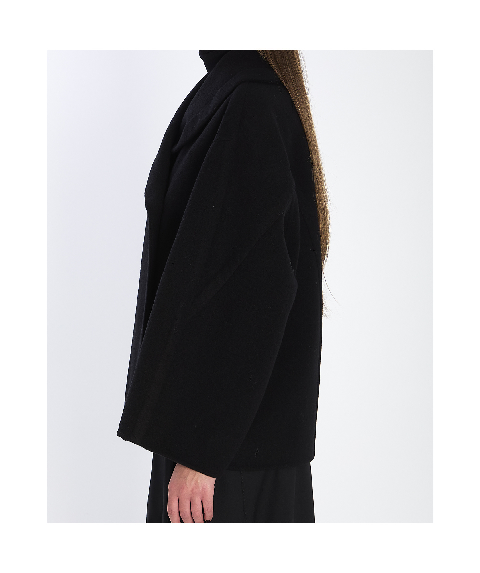 The Row Temur Coat In Virgin Wool In Black
