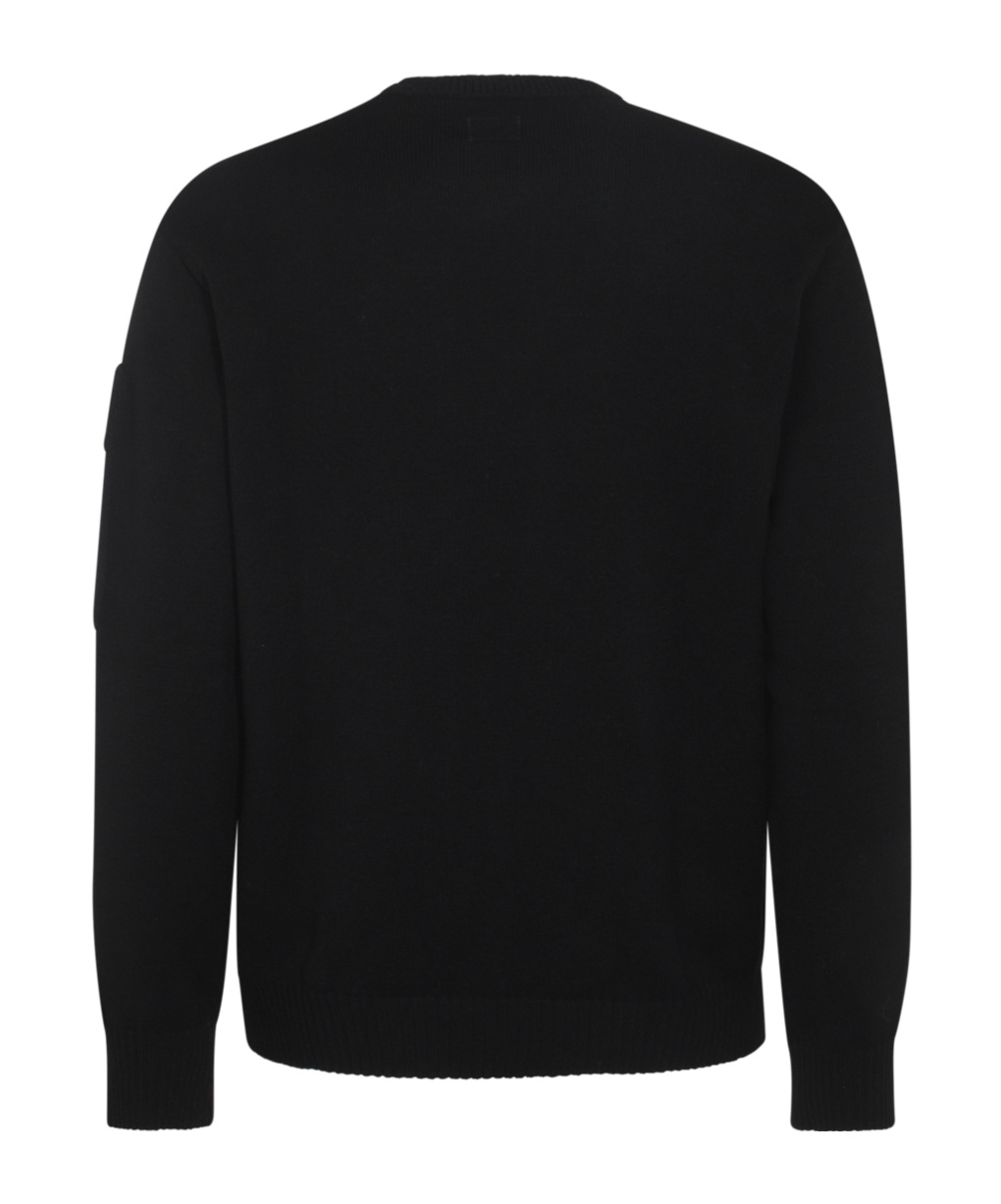 C.p. Company Cotton Crewneck Sweatshirt In Black