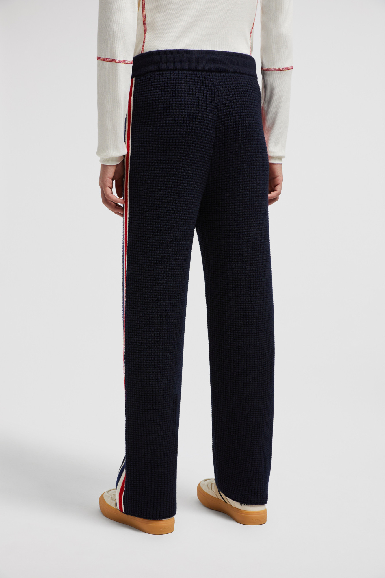 Moncler X Palm Angels Wool Sweatpants In Blue