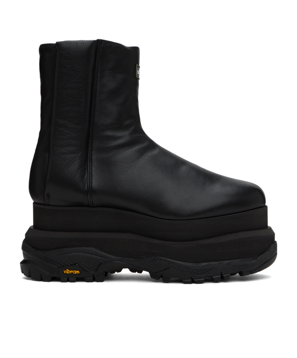 SACAI ROUND TOE ANKLE BOOTS