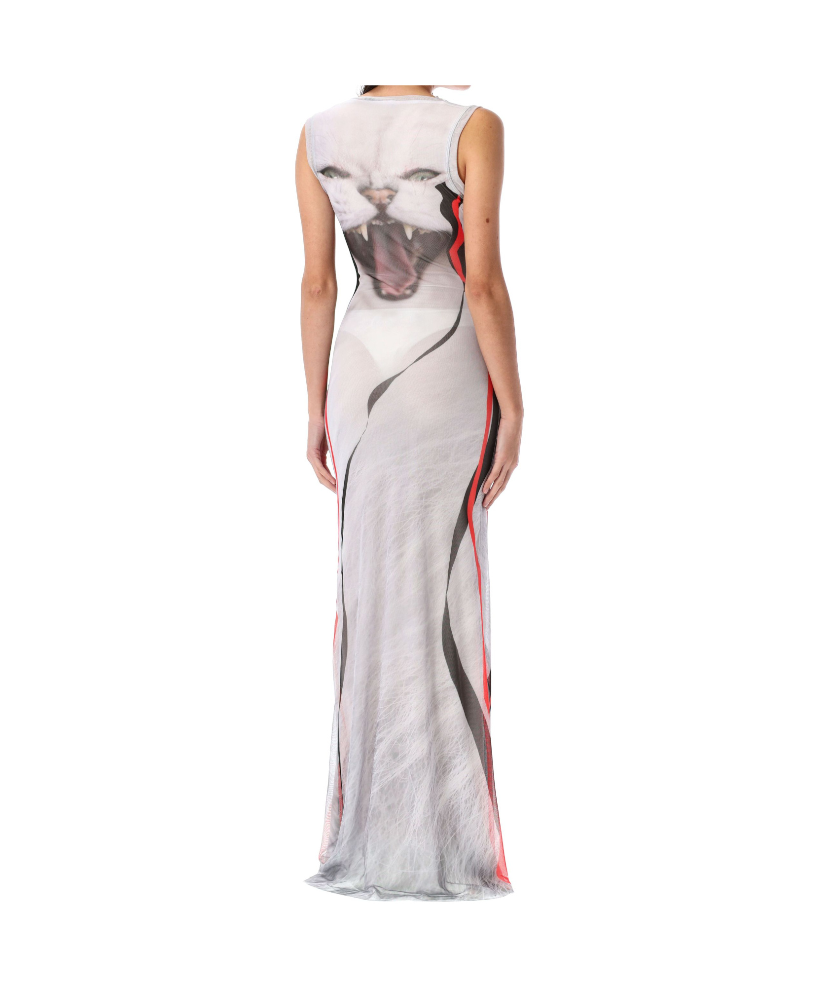OTTOLINGER OTTOLINGER MESH GRAPHIC MAXI DRESS