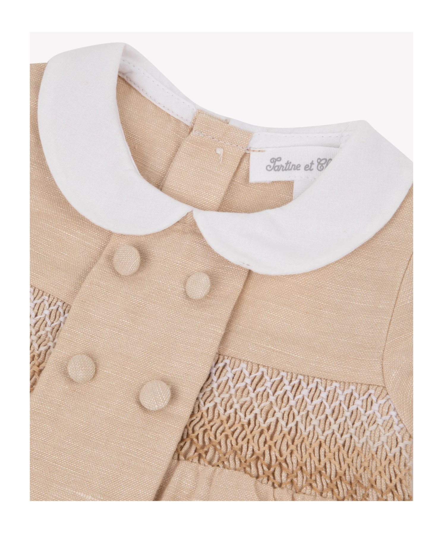 Tartine Et Chocolat Embroidered Shorties In Brown