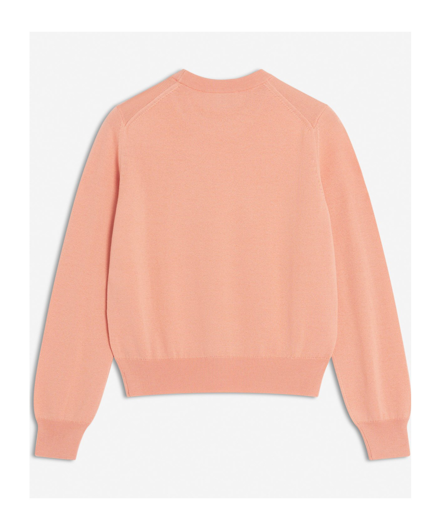 Maison Kitsuné Bold Fox Head Patch Regular Jumper In Pink
