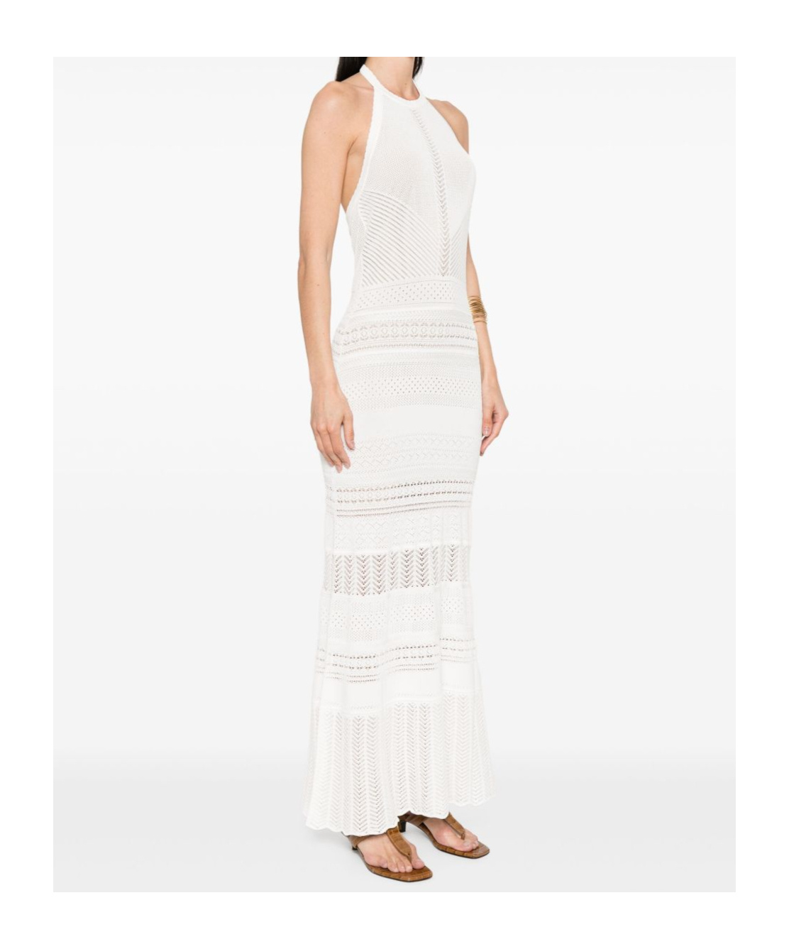 Shop Twinset Knitted Maxi Dress