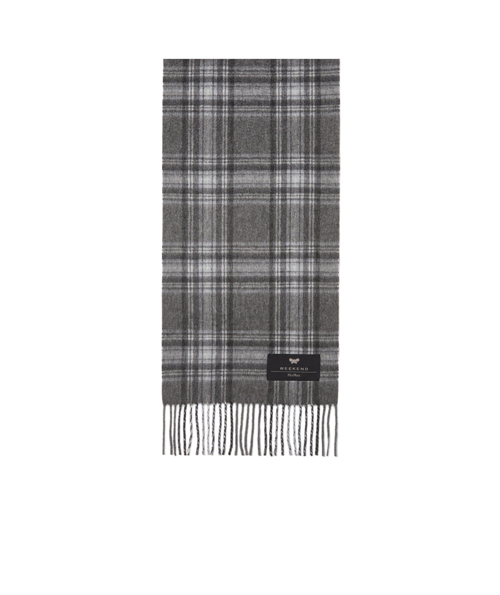 Weekend Max Mara Plaid Cashmere Scarf