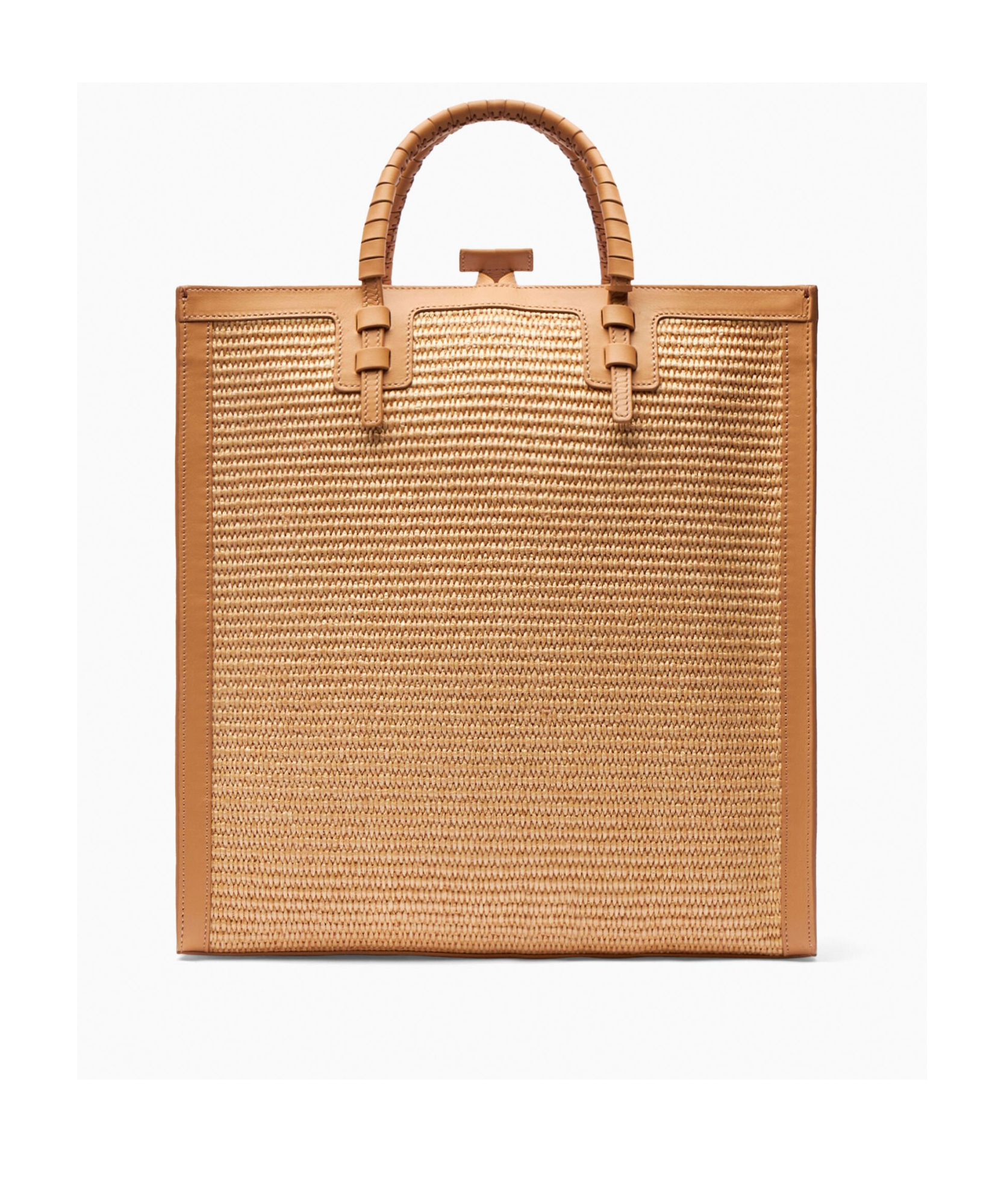Casadei Beaurivage Raffia Tote Bag