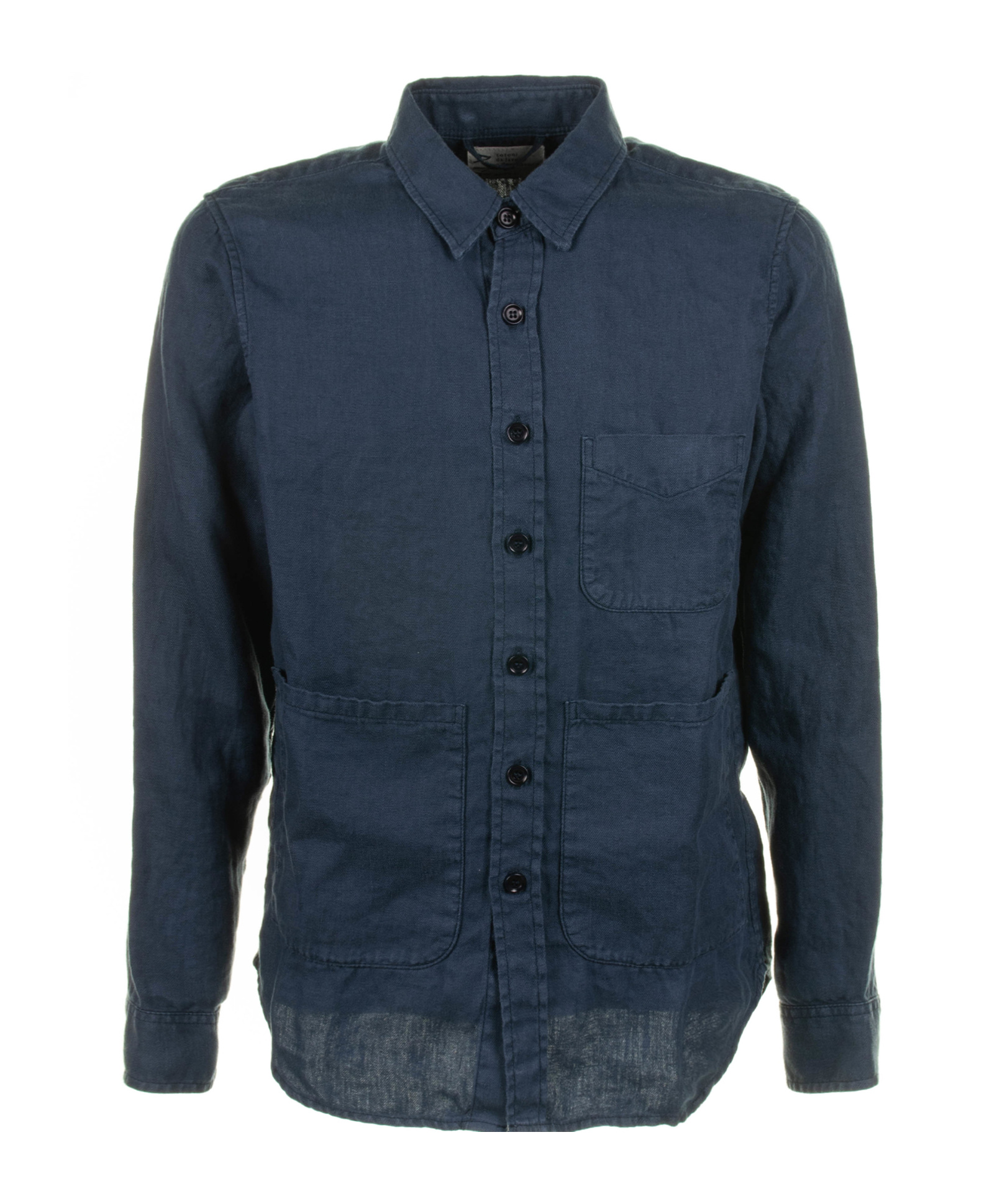 ASPESI ASPESI LONG SLEEVED POCKET-DETAILED SHIRT